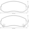 BENDIX 572567B Brake Pad Set, disc brake